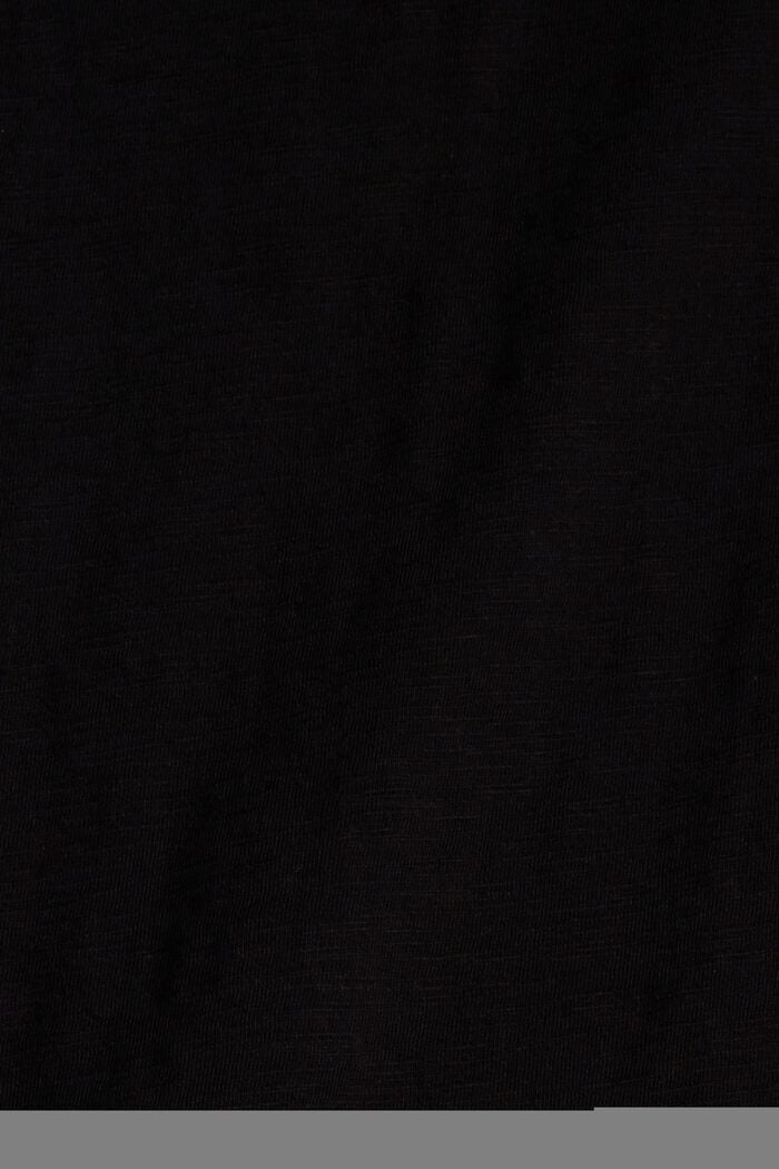 T-shirt made of 100% organic cotton, BLACK, detail image number 4