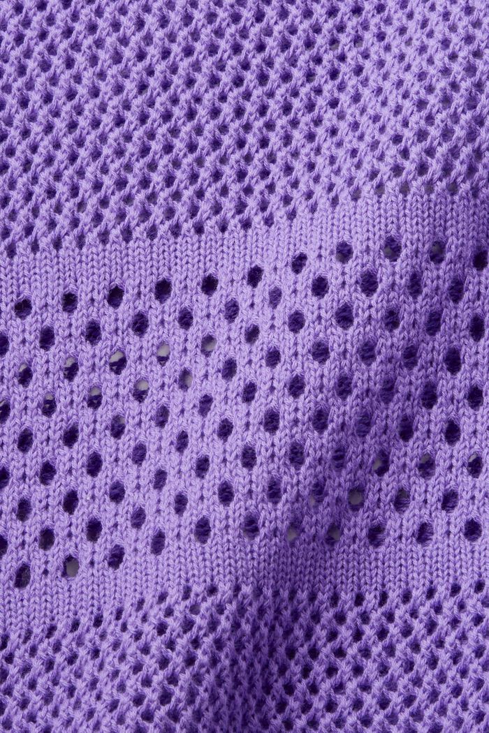Knitted hoodie, PURPLE, detail image number 6