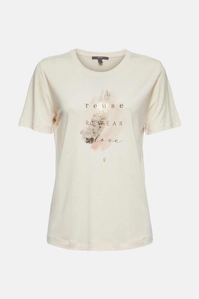 T-shirt with print in TENCEL™ x REFIBRA™