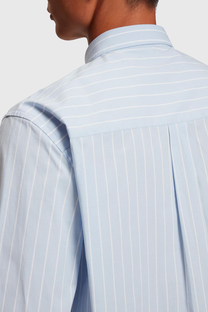 Relaxed fit striped poplin shirt, WHITE, detail image number 2
