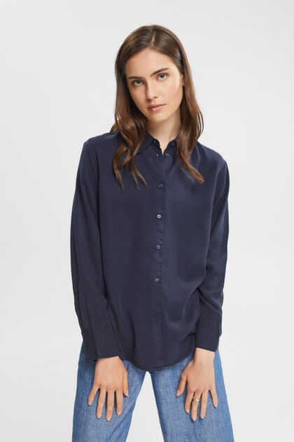 Made of TENCEL™: Shirt blouse