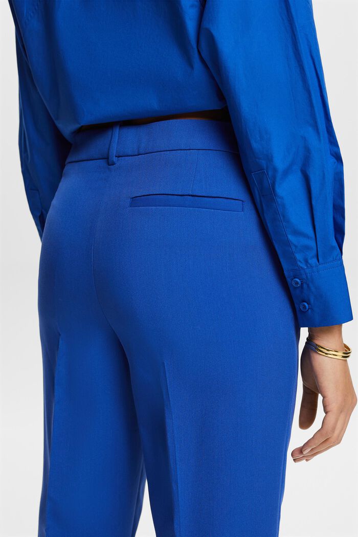 Low-Rise Straight Pants, BRIGHT BLUE, detail image number 4