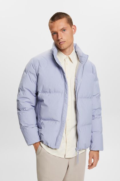 Recycled: puffer jacket with down