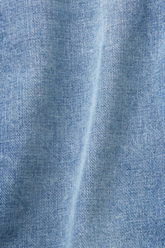 Cropped mom jeans, BLUE BLEACHED, detail image number 6