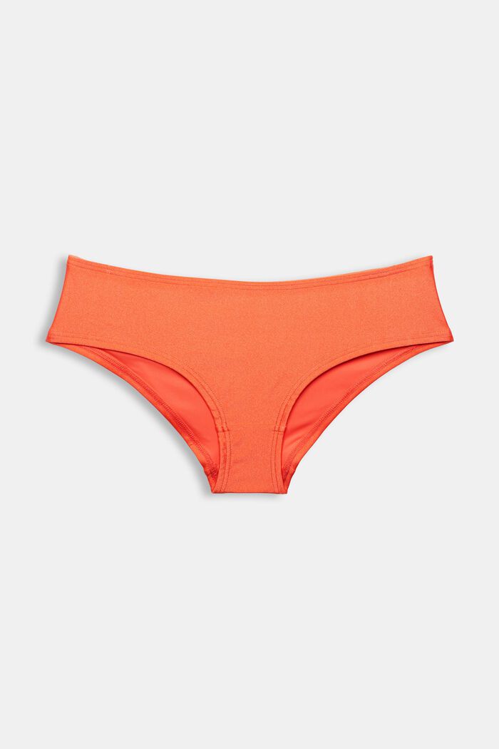 Bikini briefs in a solid colour, CORAL, detail image number 4