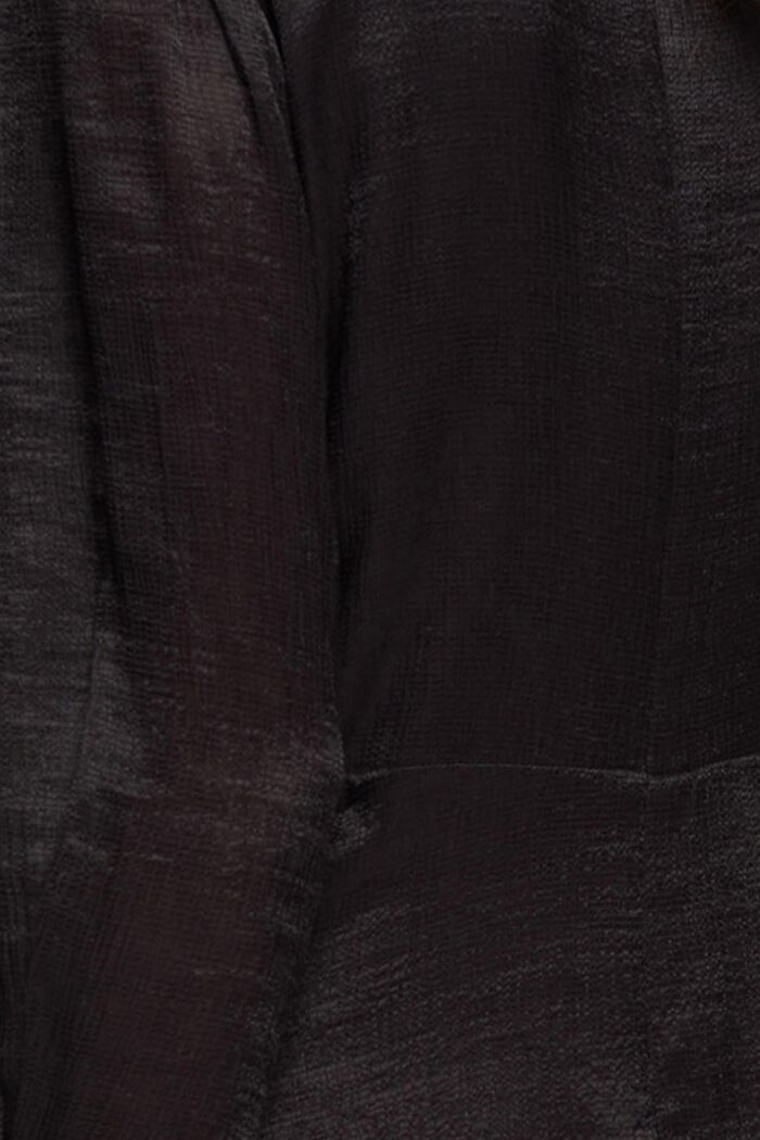 Asymmetric hem midi dress, BLACK, detail image number 1