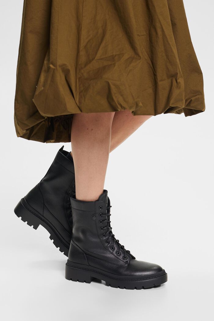 ESPRIT - Vegan leather lace-up boots at our online shop