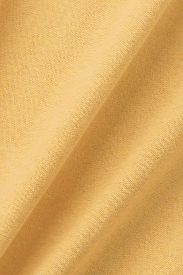 Cotton Jersey T-Shirt, SUNFLOWER YELLOW, detail image number 5