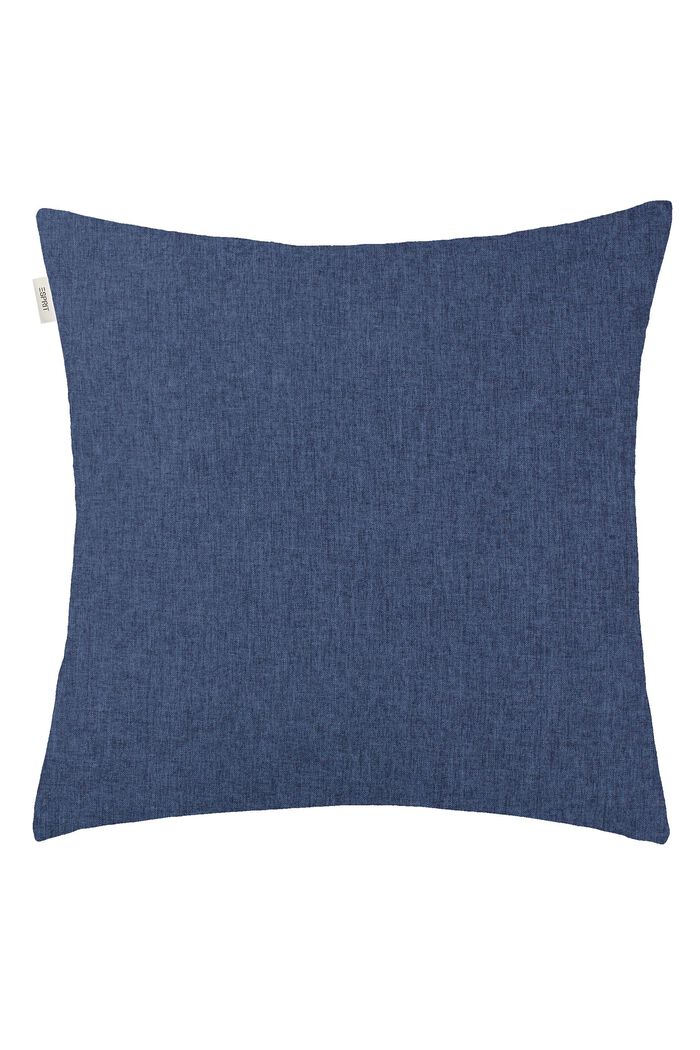 Woven decorative cushion cover, NAVY, detail image number 2