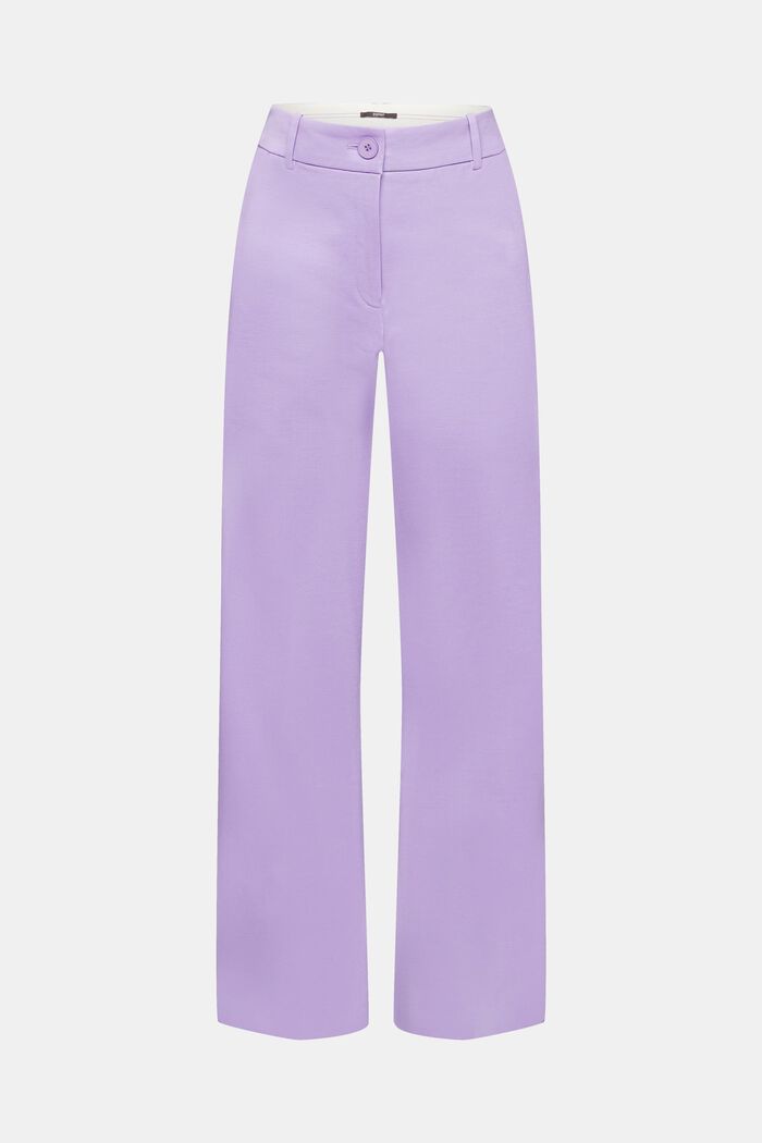 SPORTY PUNTO Mix & Match straight leg trousers, LAVENDER, detail image number 7
