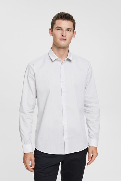 Patterned, sustainable cotton shirt