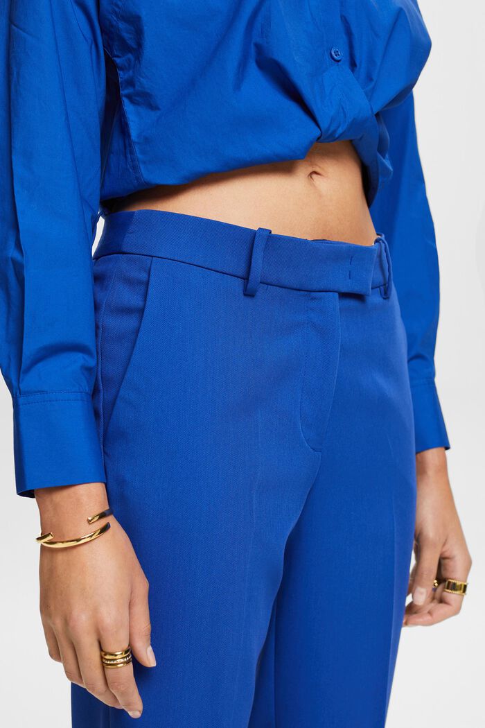 Low-Rise Straight Pants, BRIGHT BLUE, detail image number 2