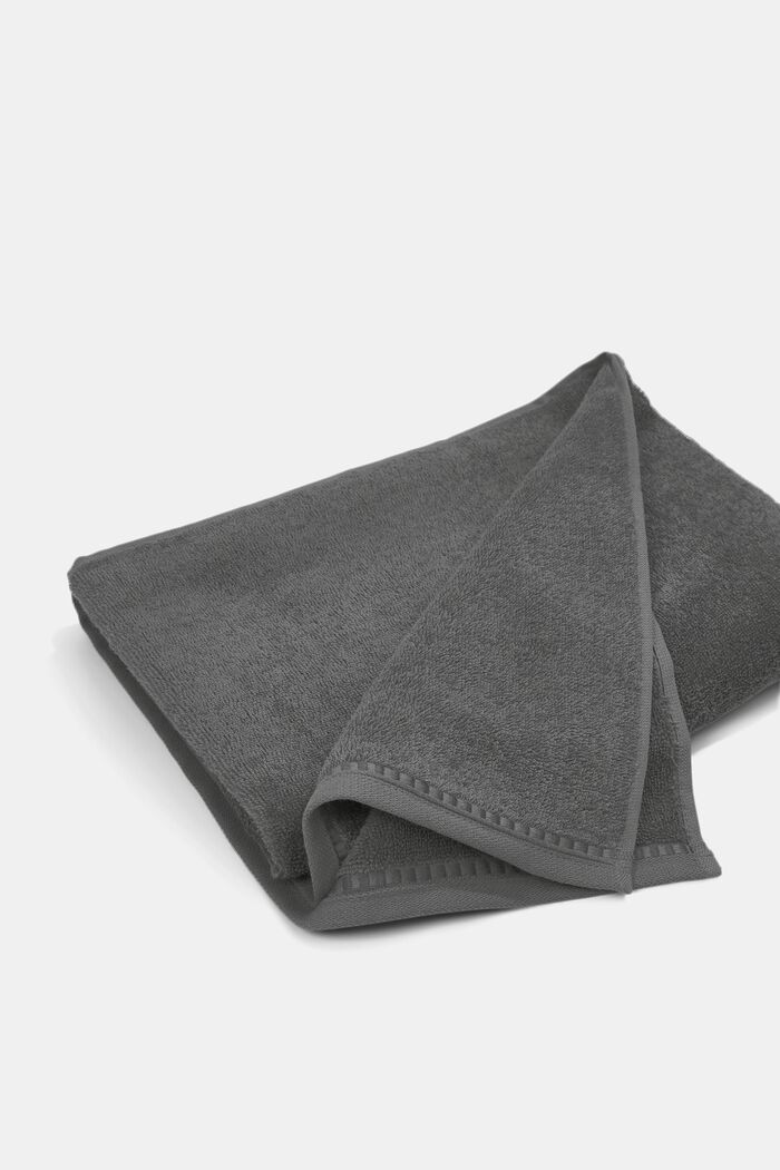 Containing TENCEL™: triple pack of terrycloth towels, ANTHRACITE, detail image number 4