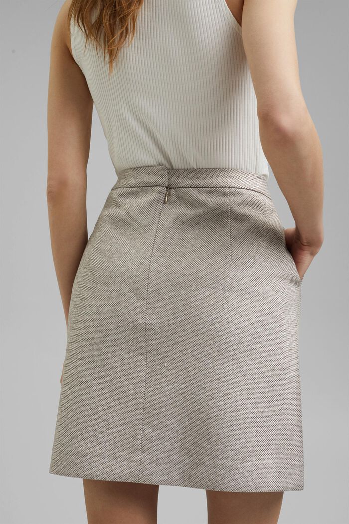 SOFT mix + match A-line skirt, CARAMEL, detail image number 5