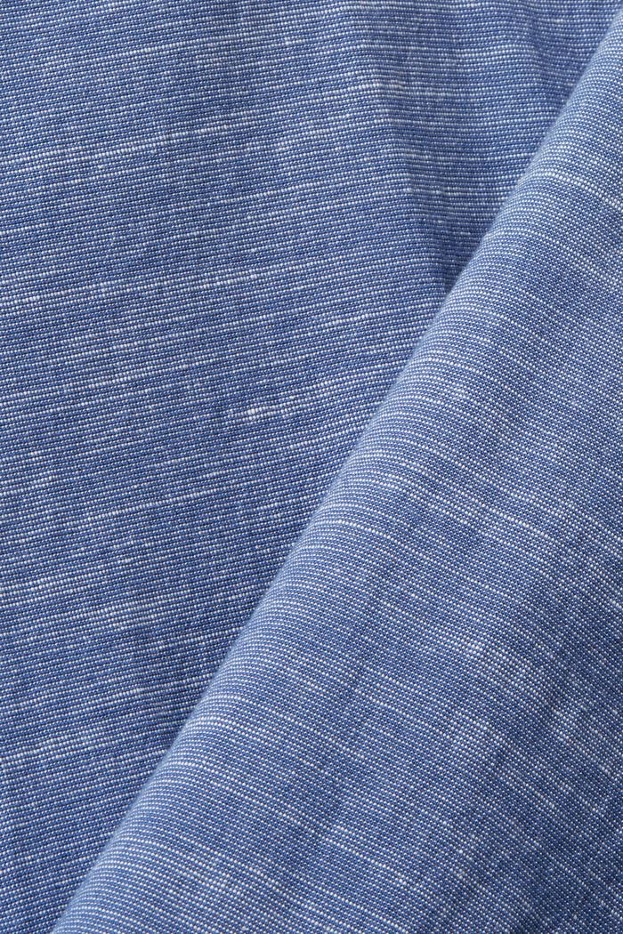 Sustainable cotton striped shirt, BLUE, detail image number 5