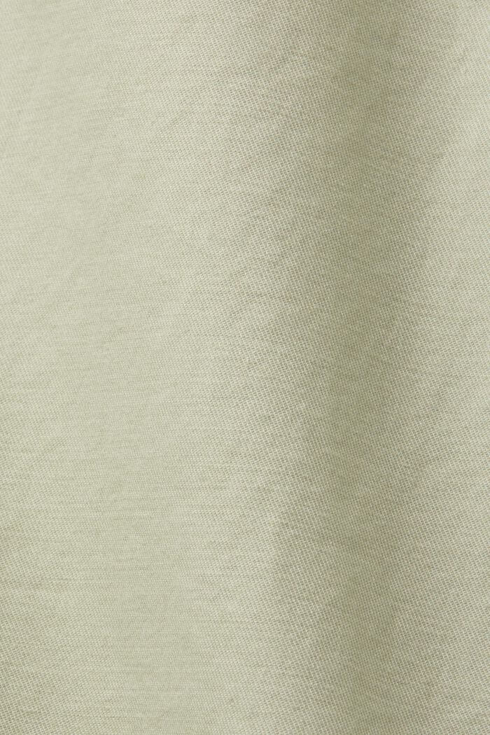 Cotton Twill Shorts, LIGHT GREEN, detail image number 6