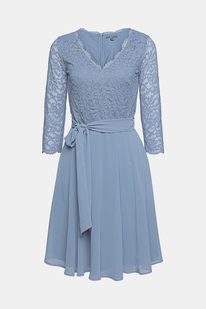 Recycled: dress with lace top
