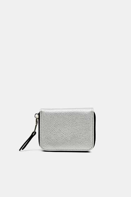 Mini faux leather purse