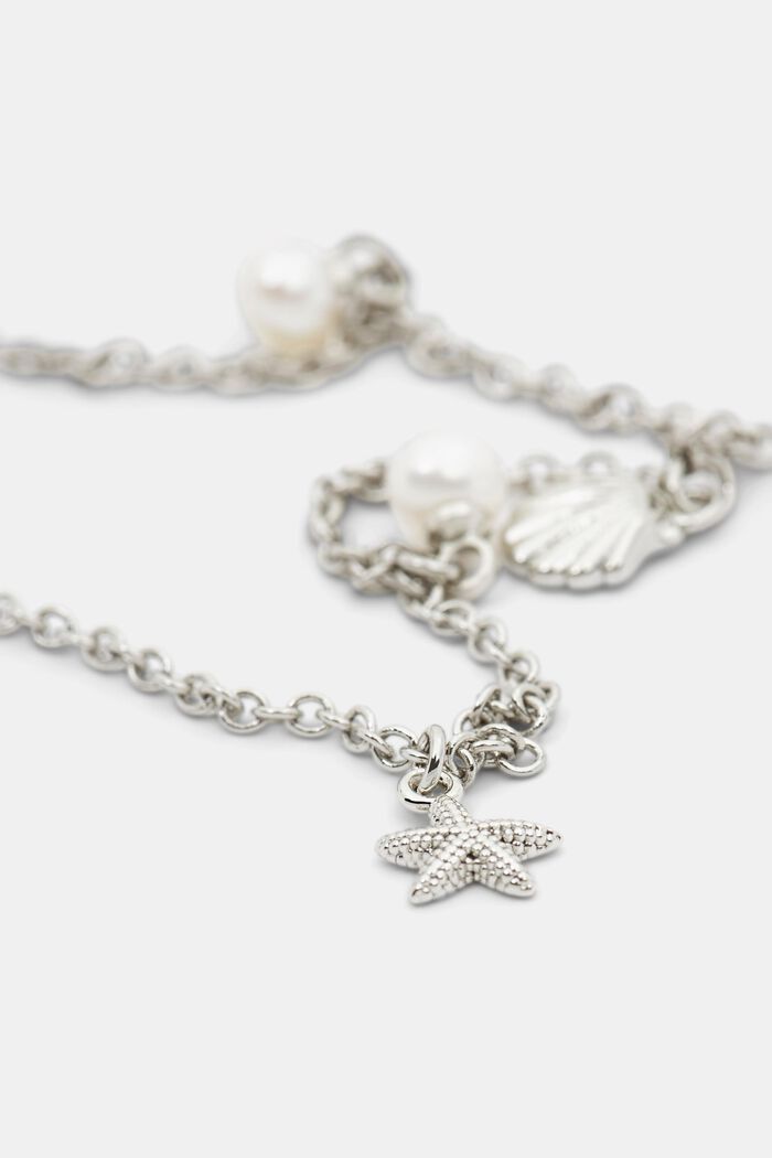 Necklace with nautical charms, SILVER, detail image number 1