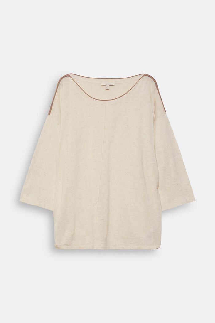 CURVY jumper with linen