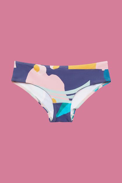 Hipster-style bikini bottoms with print
