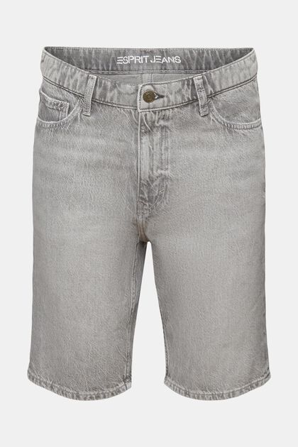 Mid-Rise Relaxed Denim Shorts