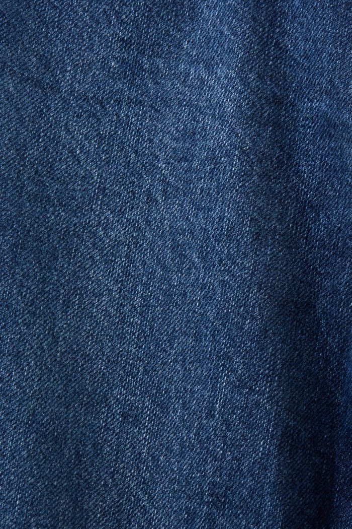 Straight leg stretch jeans, BLUE MEDIUM WASHED, detail image number 6