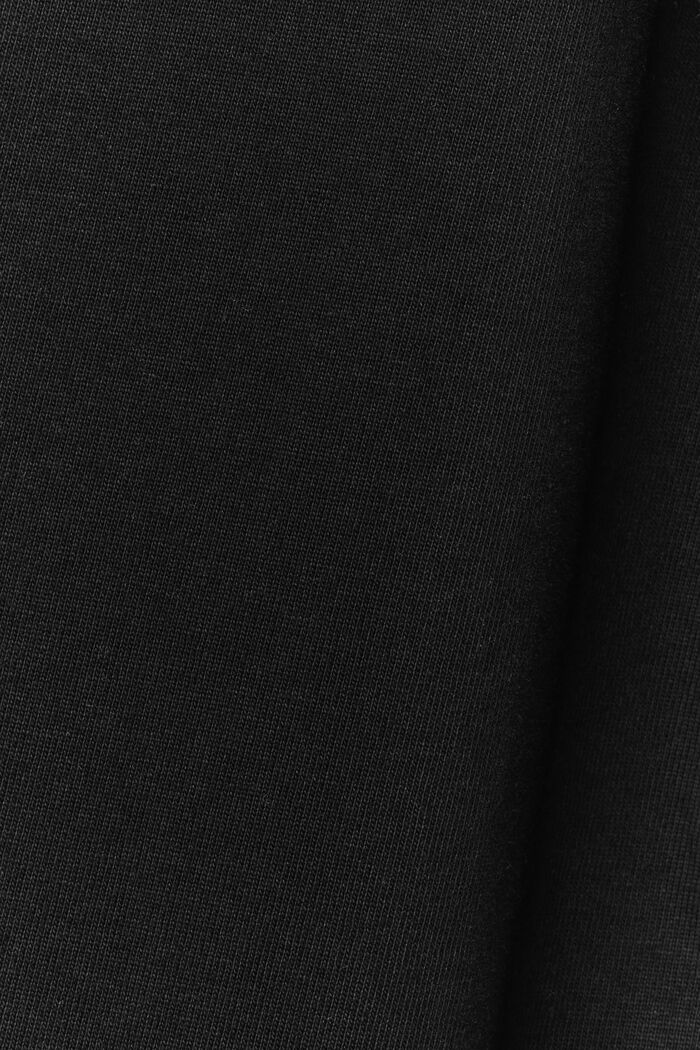Unisex Logo Cotton Jersey T-Shirt, BLACK, detail image number 5