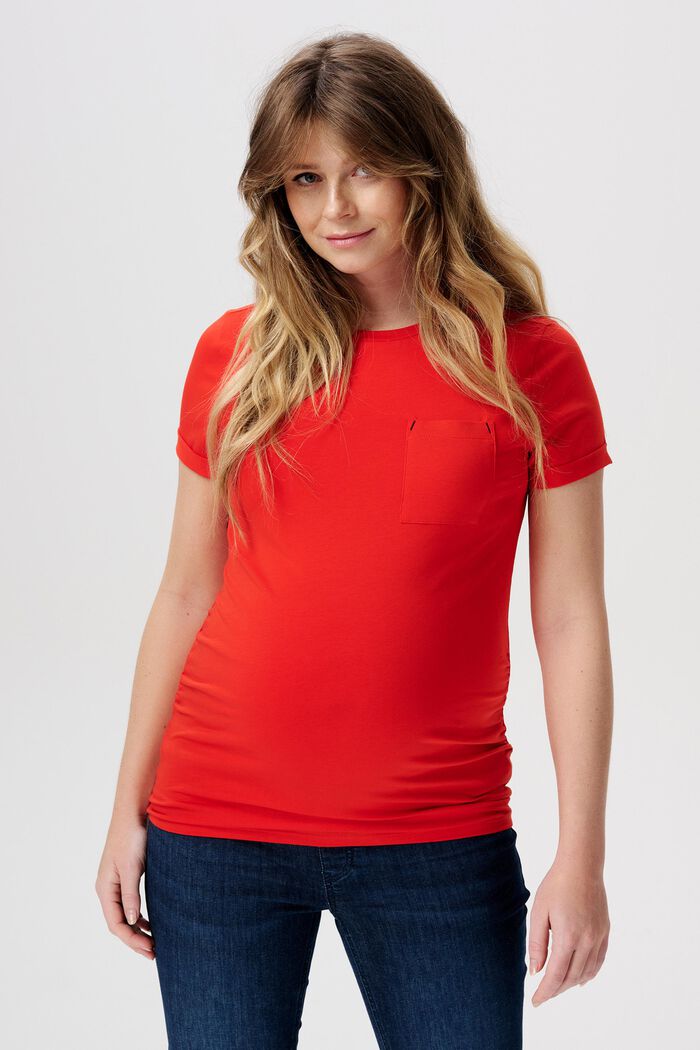 MATERNITY Short-Sleeve T-Shirt, MISSION RED, detail image number 0