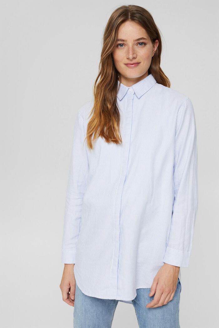 Shirt blouse in 100% organic cotton