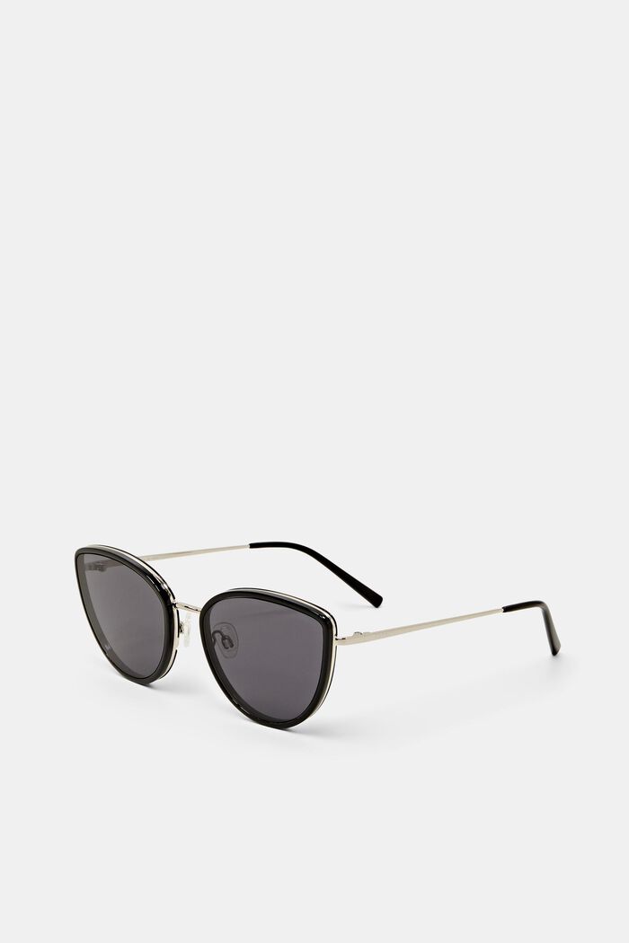 Cat-eye sunglasses, BLACK, detail image number 2