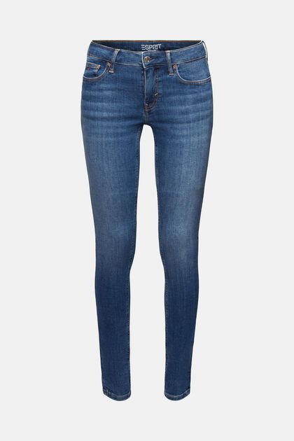 Premium mid-rise skinny jeans