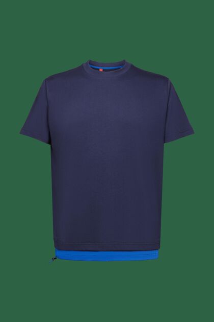 Drawstring Cotton Jersey T-Shirt