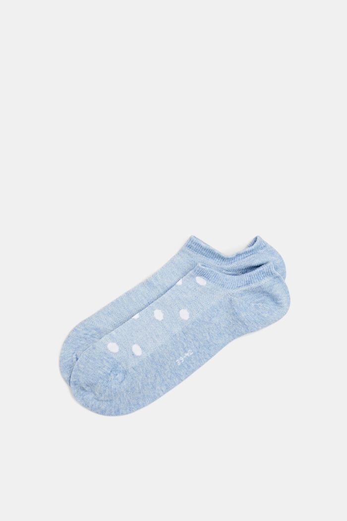 Double pack: sneaker socks with polka dots
