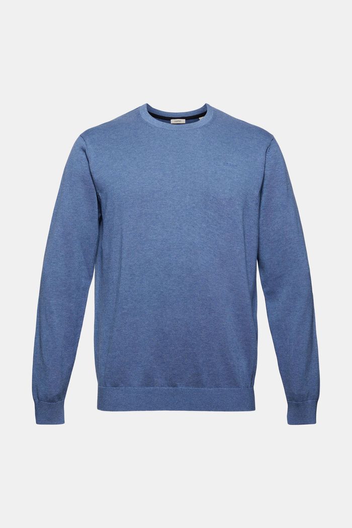 Jumper made of 100% organic pima cotton, BLUE, detail image number 0