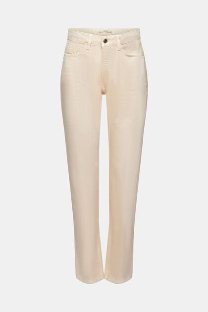 Mom fit twill trousers