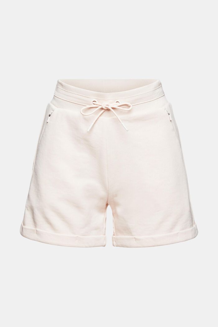 Sweatshirt shorts with zip pockets, LIGHT PINK, detail image number 2