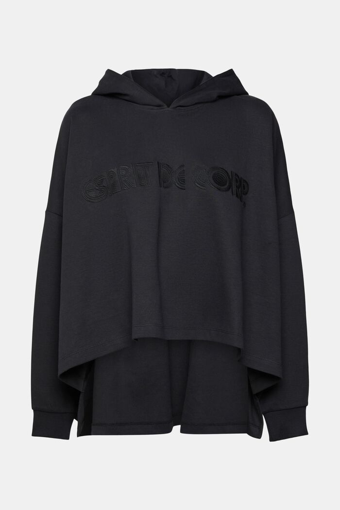 Oversized hoodie with embroidered logo