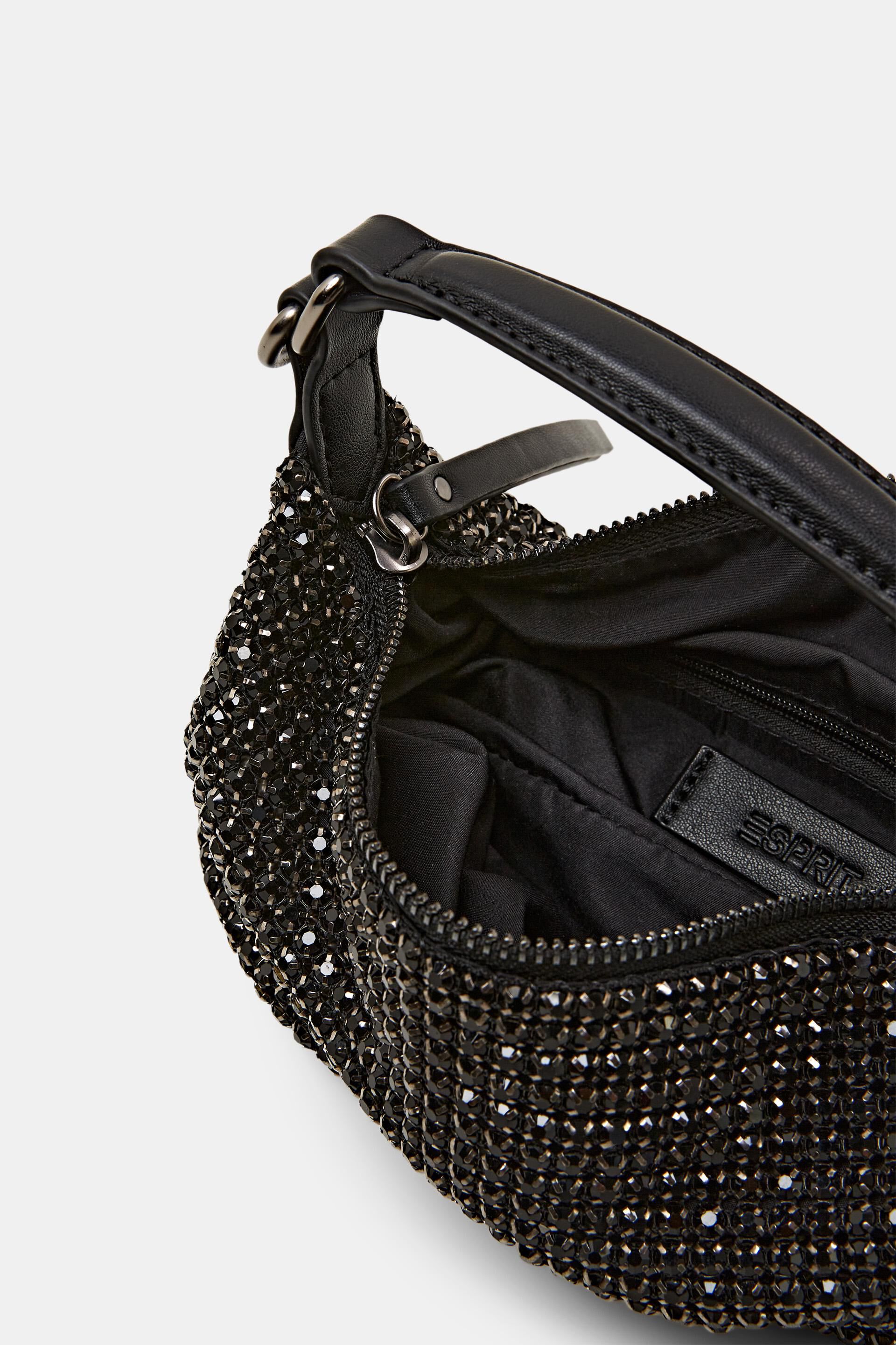 Batcat Allover Rhinestone Decor Square Bag With diamond Purse (Muticolor)  (Black) : Amazon.in: Bags, Wallets and Luggage