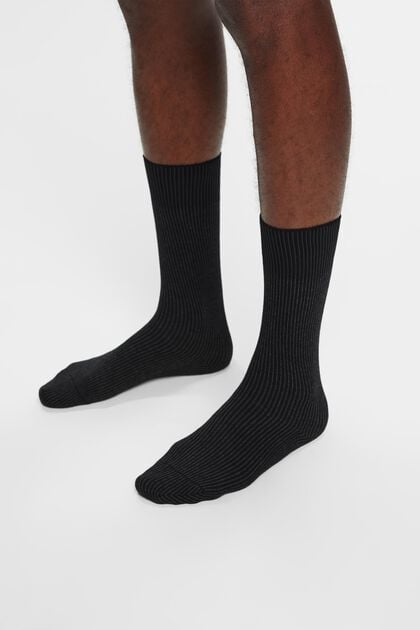 2-Pack Stripe Knit Socks