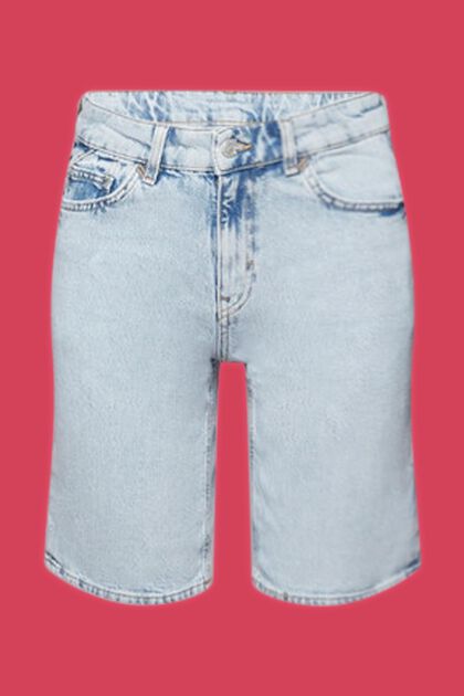 Retro Bermuda Jean Shorts