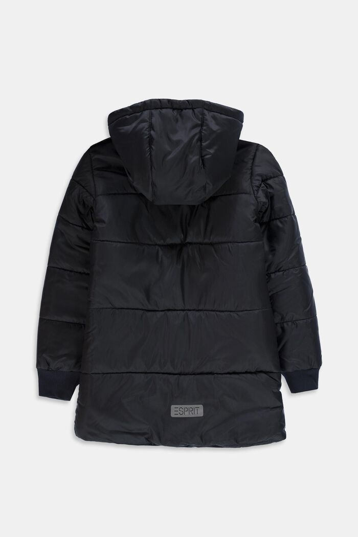 Quilted jacket with hood, NAVY, detail image number 1