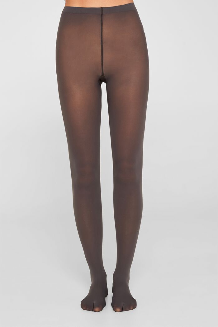 Opaque tights, 50 denier, STONE GREY, detail image number 1