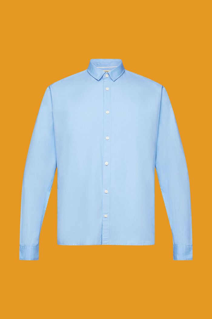 Slim fit, sustainable cotton shirt, LIGHT BLUE, detail image number 6