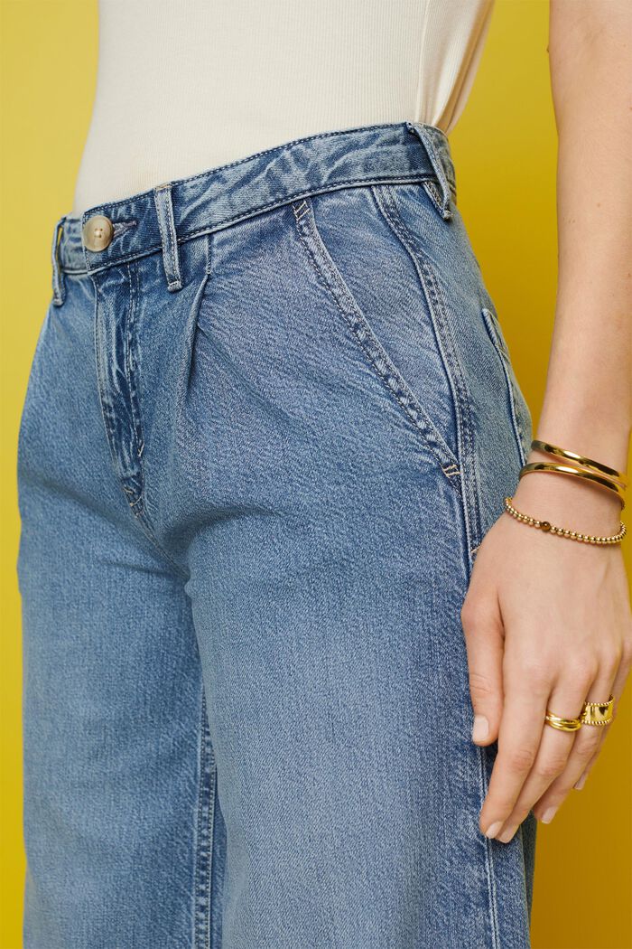 Jeans culotte, BLUE LIGHT WASHED, detail image number 2