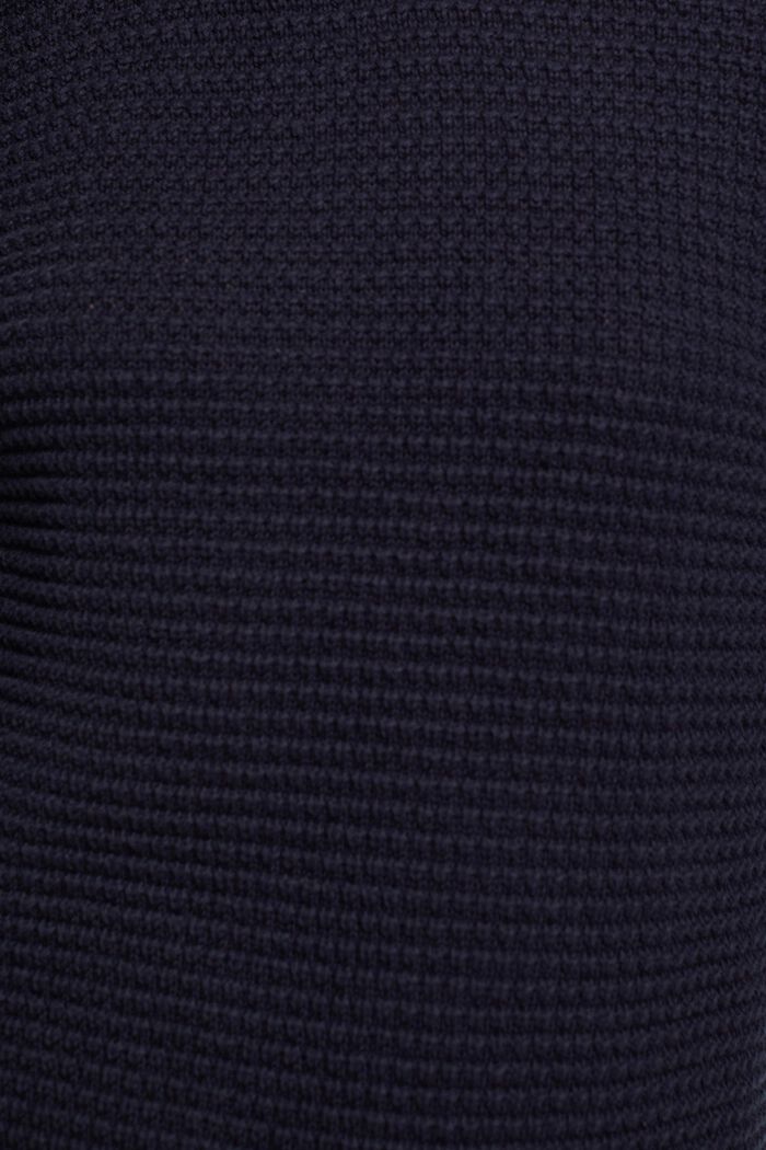 Textured knitted jumper, NAVY, detail image number 1
