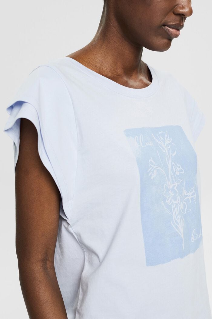 T-shirt with print, LIGHT BLUE, detail image number 2
