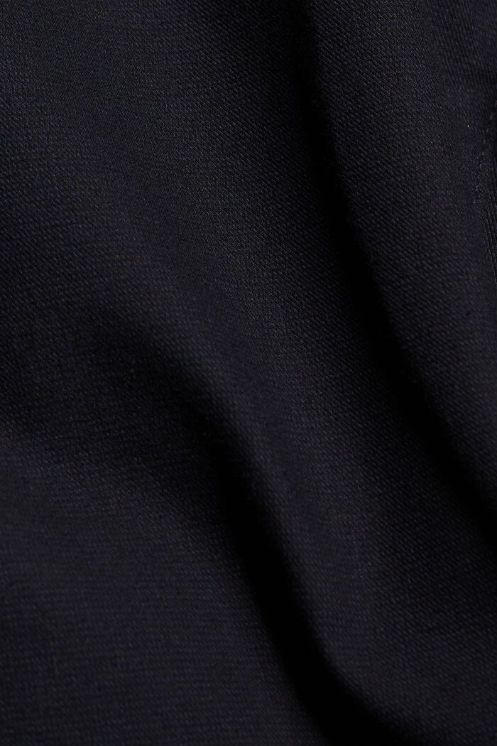 Two-tone suit trousers made of blended cotton, NAVY, detail image number 4