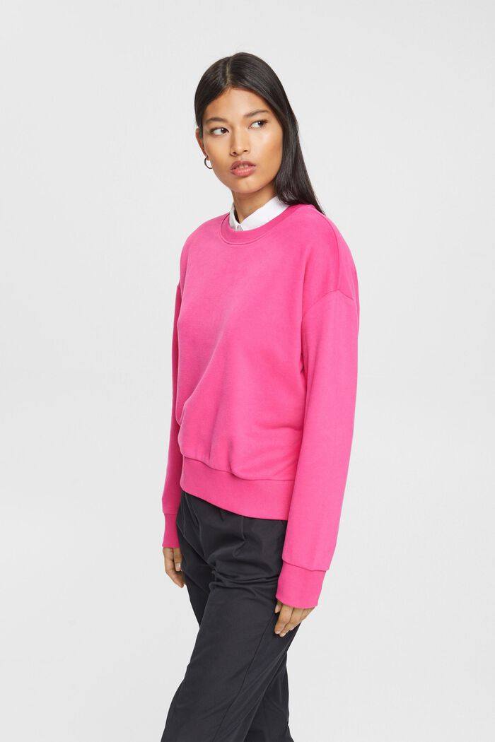 Relaxed fit sweatshirt, PINK FUCHSIA, detail image number 1
