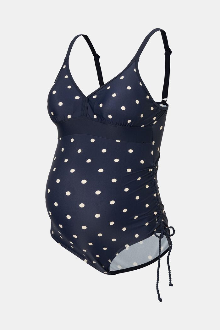 Swimsuit with polka dots